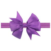 Fashion Solid Color Flower Cloth Hair Band sku image 16
