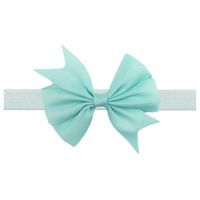 Fashion Solid Color Flower Cloth Hair Band sku image 10