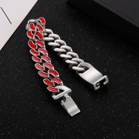 Fashion Geometric Stainless Steel Enamel Bracelets 1 Piece main image 6