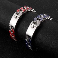 Fashion Geometric Stainless Steel Enamel Bracelets 1 Piece main image 2