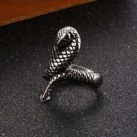 Fashion Snake Stainless Steel Rings 1 Piece main image 3