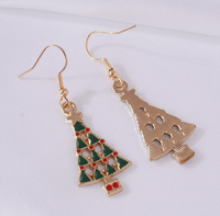 Fashion Christmas Tree Alloy Stoving Varnish Women's Drop Earrings 1 Pair main image 2