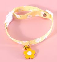 Cute Cotton Polyester Flower Pet Collar sku image 5