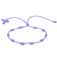 Simple Style Solid Color Silk Thread Braid Unisex Bracelets sku image 5