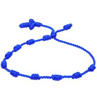 Simple Style Solid Color Silk Thread Braid Unisex Bracelets sku image 11