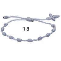 Style Simple Couleur Unie Fil De Soie Tresser Unisexe Bracelets sku image 16