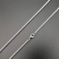 Basic Anzahl Rostfreier Stahl Überzug Inlay Künstlicher Diamant Zauber Halskette sku image 1