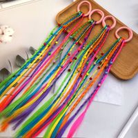 Fashion Colorful Mixed Materials Hair Tie 1 Piece main image 1