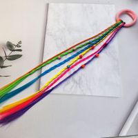 Fashion Colorful Mixed Materials Hair Tie 1 Piece sku image 1