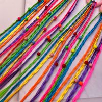Fashion Colorful Mixed Materials Hair Tie 1 Piece main image 2