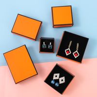 1 Piece Fashion Geometric Paper Jewelry Boxes main image 4