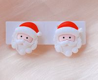 Fashion Santa Claus Plastic Resin Girl's Ear Clips 1 Pair sku image 9