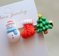 Fashion Christmas Tree Arylic Hair Clip 1 Piece sku image 17