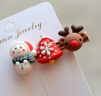 Fashion Christmas Tree Arylic Hair Clip 1 Piece sku image 22