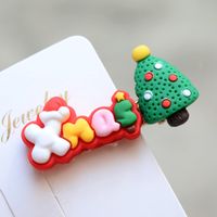 Pinza De Pelo Arylic Árbol De Navidad De Moda 1 Pieza sku image 1