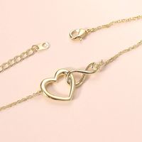 Elegant Heart Shape Copper Plating Zircon Bracelets main image 4