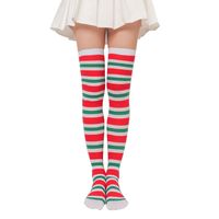 Women's Sweet Plaid Solid Color Polyester Over The Knee Socks sku image 7