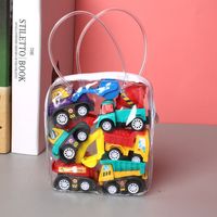 Mini Car Engineering Car Cartoon Inertia Children's Toys 1 Bag 6 Pieces main image 2