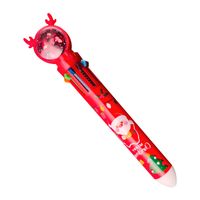 Christmas Cartoon Fashion Student 10-color Push-type Ballpoint Pen main image 2