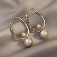 Fashion Geometric Alloy Artificial Gemstones Women's Earrings 1 Pair main image 4