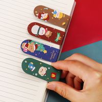 Cartoon Christmas Magnetic Personality Exquisite Creative Student Bookmarks main image 4