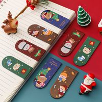 Cartoon Christmas Magnetic Personality Exquisite Creative Student Bookmarks main image 1
