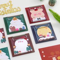Cute Cartoon Christmas Student Stationery Non-sticky Board Clip Note main image 4