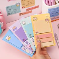1 Piece Solid Color School Paper Cartoon Style Sticky Note main image 1