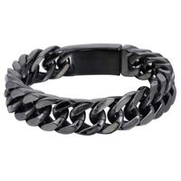 Fashion Solid Color Alloy Plating Men's Bracelets 1 Piece main image 4