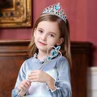 Princess Heart Shape Alloy Plating Rhinestones Crown 1 Set sku image 3