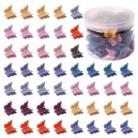Kid's Simple Style Butterfly Plastic Handmade Hair Claws sku image 10
