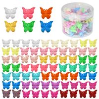 Enfants Style Simple Papillon Plastique Fait Main Griffes De Cheveux main image 2