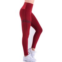 Sports Solid Color Polyester Active Bottoms Leggings main image 6