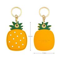 Mignon Fruit Coléoptères Faux Cuir Unisexe Pendentif De Sac Porte-clés sku image 3