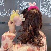 Fashion Bunny Ears Plush Hair Tie 1 Piece main image 5