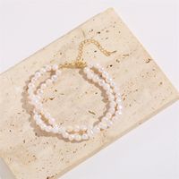 Fashion Solid Color Pearl Copper Beaded Bracelets 1 Piece main image 5