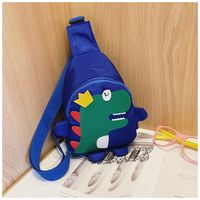 Kid'S Small Nylon Dinosaur Cute Semicircle Zipper Fanny Pack sku image 6