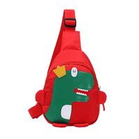 Kid'S Small Nylon Dinosaur Cute Semicircle Zipper Fanny Pack main image 3