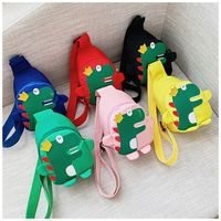 Kid'S Small Nylon Dinosaur Cute Semicircle Zipper Fanny Pack main image 1