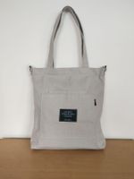 Women's Medium Spring&summer Canvas Letter Business Square Zipper Tote Bag sku image 3