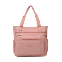 Women's Medium Autumn&winter Nylon Solid Color Fashion Square Zipper Square Bag sku image 3