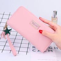 Women's Solid Color Pu Leather Zipper Wallets main image 1
