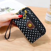 Women's Solid Color Silk Magnetic Buckle Coin Purses main image 4
