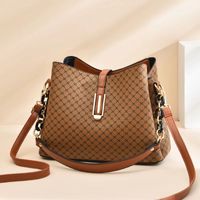 Femmes Moyen Toutes Les Saisons Faux Cuir Mode Sac Seau main image 2