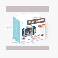 محاكاة صغيرة الأجهزة المنزلية المطبخ الكهربائية الميكروويف الأطفال منزل الطبخ التفاعلية لعبة main image 2