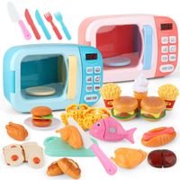 محاكاة صغيرة الأجهزة المنزلية المطبخ الكهربائية الميكروويف الأطفال منزل الطبخ التفاعلية لعبة main image 5