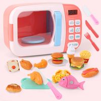 Simulation Small Household Appliances  Kitchen Electric Microwave Children House Cooking Interactive Toy main image 4