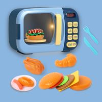 محاكاة صغيرة الأجهزة المنزلية المطبخ الكهربائية الميكروويف الأطفال منزل الطبخ التفاعلية لعبة sku image 3