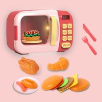 Simulation Kleine Haushalts Geräte Küche Elektrische Mikrowelle Kinder Haus Kochen Interaktive Spielzeug sku image 4