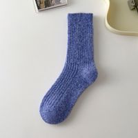Women's Japanese Style Solid Color Wool Polyacrylonitrile Fiber Crew Socks sku image 8